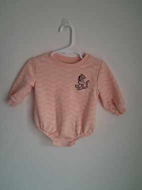 Winne The Pooh Tiger Print Baby Bodysuit 3-6 Months